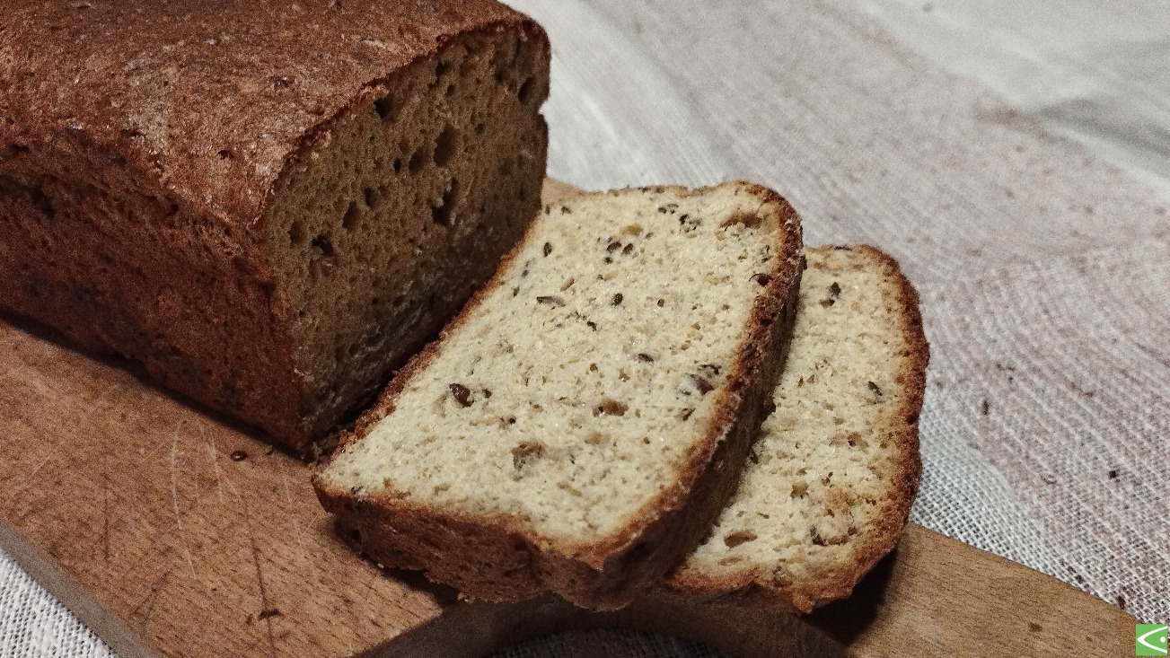 Chleb keto z kefirem